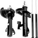 ECCPP shock Struts shock absorbers for 2004-2009 for Mazda 3,2006-2010 2012-2015 for Mazda 5 shock Struts for 334701 334700 343412 Front and Rear shocks