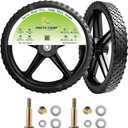 Parts Camp 14" Lawn Mower Wheels Kit, 14 x 1.75" Spoked Plastic Wheel