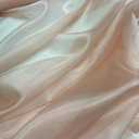 Sheer Organza Fabric by The Yard for Sewing Fashion Wedding Dress DIY Event Decorations, 60 Wide Sparkle Silky Crystal Organza Fabric (Peach, 5 Yard)