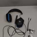 Logitech G432 Wired Gaming Headset, 7.1 Surround Sound, DTS Headphone:X 2.0, Flip-to-Mute Mic, PC (Leatherette) Black/Blue