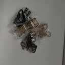 Mesovor 4 Pack Cute Bow Claw Clip for Women, Nonslip Large Matte Strong Hold Bows Hair Clips for Thin and Thick Hair | Chic Hair Styling Accessories (4.1" Black, Leopard)