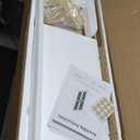 JASIWAY Tall Bathroom Storage Cabinet with Doors and Shelves, 57" Linen Floor Storage Cabinet for Laundry Entryway, Wood Freestanding Pantry with Metal Handle, Adjustable Shelves, Anti-Tipping Device