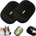 Pet Hair Removal Glove for Cats & Dogs, New Upgraded Electrostatic Pet Hair Gloves, Reusable Pet Hair Remover Tool for Clothing, Couch, Carpet, Car Seat