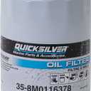 Quicksilver 8M0116378 Oil Filter for MerCruiser Sterndrive and Inboard Engines by Ford Motor Company
