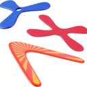 Tatuo Set of 3 Returning Boomerang, Wood and Soft Boomerang for Athletes, Sports Game Toy to Beginners, Young Throwers (Suit for Child Over 12 and Playing with Parent's Supervision)