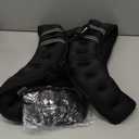 ZELUS Weighted Vest, 6 lb. Weight Vest with Reflective Stripe for Workout, Strength Training, Running, Fitness, Muscle Building, Weight Loss, Weightlifting (Black)