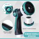100FT Garden Hose, 304 Stainless Steel Water Hose, Flexible with a 10-Mode Nozzle Sprayer, No Kink, Lightweight, Puncture Proof, Ideal for Yard, Lawn, Outdoor
