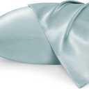 Bedsure King Size Satin Pillowcase Set of 2 - Ether Silky Pillow Cases for Hair and Skin with Envelope Closure, Similar to Silk Pillow Cases, Gifts for Women Men, 20x36 Inches