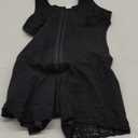 YIANNA Fajas Colombianas Shapewear for Women Tummy Control Post Surgery Full Body Shaper Butt Lifter with Zipper Crotch,YA7275-Black-XL