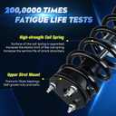 Front Strut Shock Assembly for Dodge Ram 1500 4WD 2009-2010, Ram 1500 4WD 2011-2018, Replace 172292, Left & Right, 2PCS