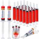 Threlaco 40 Pcs Nursing Graduation Party Supplies, 20 Pcs Plastic Syringes for Drinks, 20 Sticky Labels, Class of 2026 Graduation Decoration Nurse Party Supplies Bsn Rn Lpn Gift(20 ml)