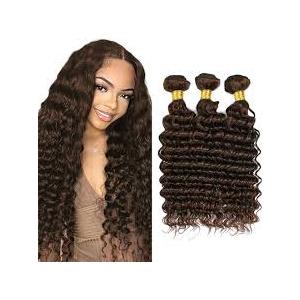 Bundles Human Hair 9inch Curly, Brown