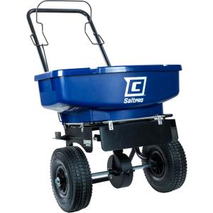 Chapin 88000A Spreader, Salt, Ice Melt, 80Lbs, SaltPro, Walk Behind, Residential, Broadcast, Spiked Auger, Adjustable Baffles, 10" Tires, Coated Steel Frame, Enclosed Gears, Weather-Resistant