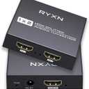 HDMI 2.0 Splitter 1 in 2 Out 4K 60Hz, Dolby Atmos, YUV 4:4:4, HDCP2.2/2.3, EDID, LPCM5.1/7.1, Compatible Roku, Apple TV, Fire Stick, Blu-ray Player, PS5/4/3, Xbox, Capture Card and More