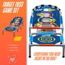 NERF Kids Bounce N Score Target Toss Game Set - Foam Ball Bouncing Game for Kids Ages 6+ - (6) Foam Bouncy Balls and (1) Scoring Target Included