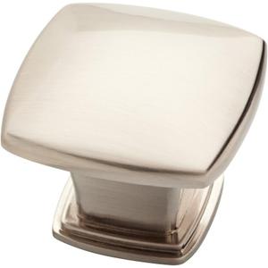 Franklin Brass Soft Square (10-Pack) Cabinet Knobs | Satin Nickel Handles for Dresser Furniture Drawers/Kitchen/Door/Bathroom | 1-1/5" P35596K-SN-B (1-1/5 in (30 mm))