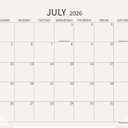 Magnetic Refrigerator Calendar 2026-2027, Monthly Magnet Fridge Calendar July 2026 to December 2027, Large 13 x11 inch, Easy Organizing