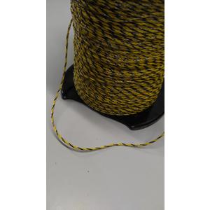 Houseables Electric Fence Wire, Hot Wire Fence, Electric Fencing, Livestock Fencing, Electrical Polywire Rope for Chicken, Agricultural, Goat, Garden, Dogs, Horse, Pig, Poly, 500 Meters (1640 Feet)