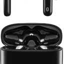 iLive IAEBTN333B Active Noise Cancelling Wireless Earbuds, in-Ear Detection Headphones, Sweatproof Bluetooth 5.3 Stereo Earphones, Immersive Sound Premium Deep Bass Headset, Black