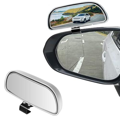 Car Blind Spot Mirrors 2 Pack - Universal Outside Rear View Mirror with Wide Field of View, Fog-Free Car Side Mirror Blindspot