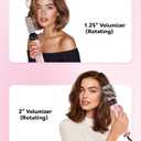Farery 4-in-1 Rotating Blow Dryer Brush Set | Oval Volumizing Barrel, 1.5" & 2" Rotating Brushes, and Diffuser | All-in-One Hot Air Brush for Fast Drying, Volumizing, and Smoothing