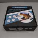 Intelitopia Complete Knife Sharpening Stone Set  Dual Grit Whetstone 400/1000 3000/8000 Knife Sharpener with Leather Strop, Flattening Stone, Bamboo Base, 3 Non-slip Rubber Bases & Angle Guide