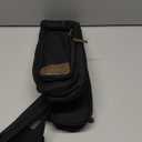 Rexmica 2x2 Pool Cue Case Holds 2 Butts and 2 Shafts, Billiard Pool Cue Stick Carrying Case Bag with Handle and Detachable Shoulder Strap, Soft Padded Pool Cue Bag with Front Accessory Pocket, Black