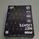 JOYIN 100 LED Christmas Net Lights,4X 6FT Christmas Mesh Lights with 8 Modes, Connectable, Waterproof for Bushes Trees Yard Indoor Outdoor Xmas Decorations (Multicolor)