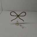 Retisee 9.8 Christmas Bow Tree Topper Gold Rhinestone Bow LED Tree Topper Christmas Decorations Decor for Xmas Holiday Wedding Birthday Party Gift