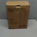 Pooper Scooper Swivel Bin & Rake with 100 Waste Bags, Dog Pooper Scooper with Bag Attachment for Large Medium Small Dogs, Poop Scooper with Lid for Lawn Yard Dog Kennel