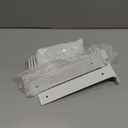 Shelf Brackets, Floating Shelf Bracket 6 Pack 4 Inch, Heavy Duty Shelf Brackets 160 lbs Load Capacity, Metal L Brackets for Shelve with 1/5 Inch Thicked Novel Shape, Brackets for Wood Shelves, Black