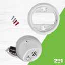 First Alert SMICO100 Battery-Operated Combination Smoke & Carbon Monoxide Alarm -Pack 6
