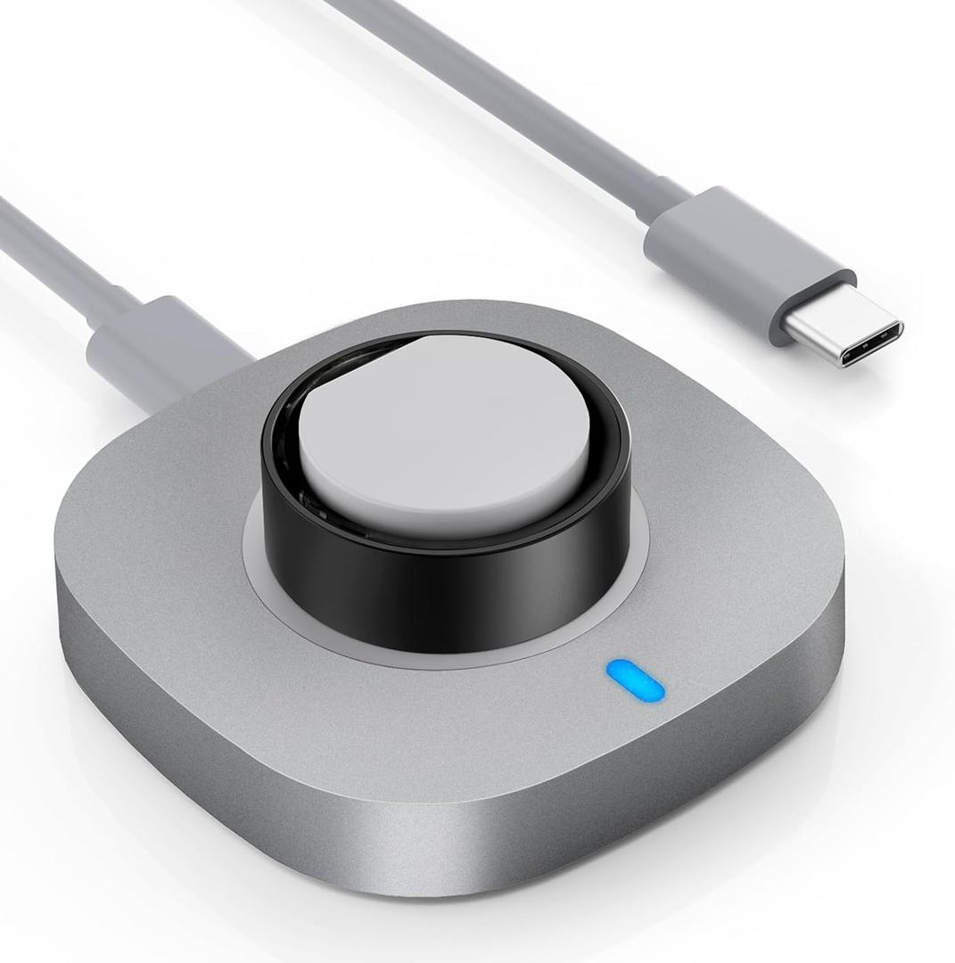 Charger Compatible with Ultrahuman Ring, Charging Dock with USB-C Cable for Ultrahuman Ring Air, Size 7