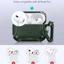 ESR for AirPods Pro 2nd Generation Case, Compatible with Airpods Pro Case 2nd/1st Gen (2023/2022/2019), Compatible with MagSafe, Powerful Drop Protection, Magnetic Lid, Green