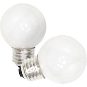 LEDVANCE Incandescent 25W G16.5 Globe Light Bulb, E26 Medium Base, 2850K Warm White Frosted Finish, 2 Count (Pack of 1)