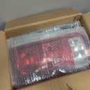Tail Lights Compatible With 2007-2014 GMC Sierra 1500 2500HD 3500HD Driver and Passenger Side Taillights Brake Signal Assembly with Bulbs and Harness # 25958484 25958485