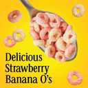 4 x Strawberry Banana Cheerios, Heart Healthy Gluten Free Breakfast Cereal, Made with Whole Grain Oats, 11.2 oz (EXP 03/15/27)