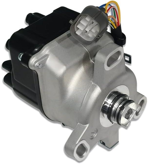 Ignition Distributor with Black Cap & Rotor Fits Honda CRV EX LX L4 2.0L 1997-1998 (OE: TD97U, 30100-P3F-A02)