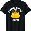 Rubber Duckie Crew Funny Rubber Duck T-Shirt, S