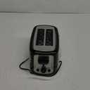 Toastmaster 2-Slice Cool Touch Toaster, black with stainless Accent