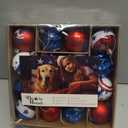 DecorbyHannah 4th of July Tree Decorations,21ct Memorial Day Ornaments for Tree Patriotic Red White Blue Decorations Shatterproof Hanging Ornaments for Independence Day,Flag Day,USA 250th Holiday