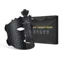 Red Light Therapy for Face, Light Therapy Mask for Firming, Wrinkles & Acne, Wireless Red & 850nm Infrared Light Silicone Mask, 7-Color LED Face Mask Portable for Use at Home & Travel, Black