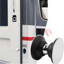 RV Magnetic Door Catch,Sturdy RV Door Magnetic Catch with Adhesive and Screws for Keeping The Doors Open,RVs Accessories RV Magnetics Doors Holder with Round Head Design