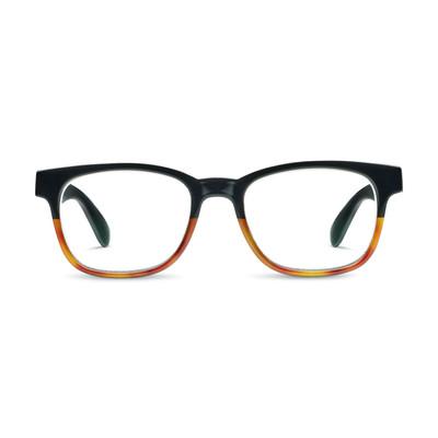 Men's Waverly Soft Square Reading Glasses, Black, +2.00