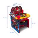 Delta Children Chair Desk With Storage Bin - Greenguard Gold Certified, Spider-Man, 20.47 inches