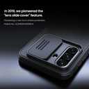 Mangix for Samsung Galaxy A36 5G Phone Case with Camera Cover,Slim Fit Thin Polycarbonate Protective Shockproof Cover with Slide Camera Cover, Upgraded Case for Samsung Galaxy A36 5G (Black)