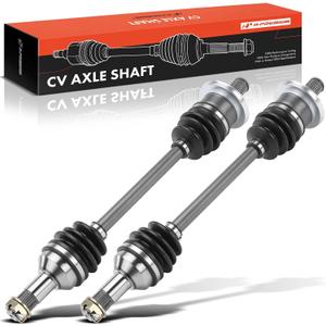 2 x A-Premium Pair (2) Rear CV Axle Shaft Assembly Compatible with Arctic Cat 400 450 500 550 650 700 1000 Thunder Cat, 4x4 Models, Driver and Passenger Side, Replace# 1502-938
