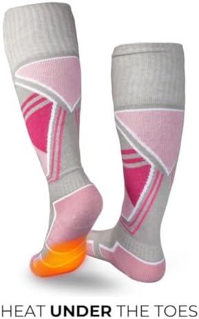 Mobile Warming Merino Wool Heated Socks Slim Beauty Legs