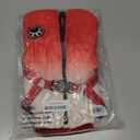 Norbi Dog Winter Coat, Gradient Dog Coat with Harness Reflective Adjustable Straps Warm Dog Coats, Stylish Dog Jacket Vest for Small Medium Dogs (S, Gradient Red)