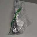 AIZESI 2Pack Tension Curtain Rod 23-46 Inch No Drilling Adjustable Black Tension Rod Extendable Spring Loaded Curtain Rods for Window Doorway Kitchen Closet Bathroom